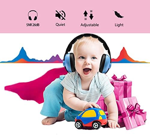 YANKUIRUI Ear Defenders Baby Noise cancelling headphones For Age 0 To 3 Years Toddlers at Plane, Firework, Concert, Cinema