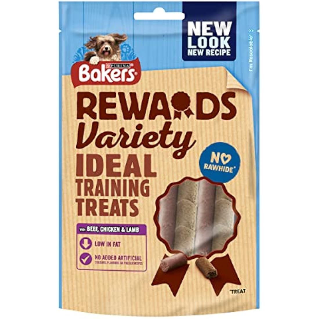 Bakers Rewards Dog Treats Mixed Variety 100g, Pack of 8