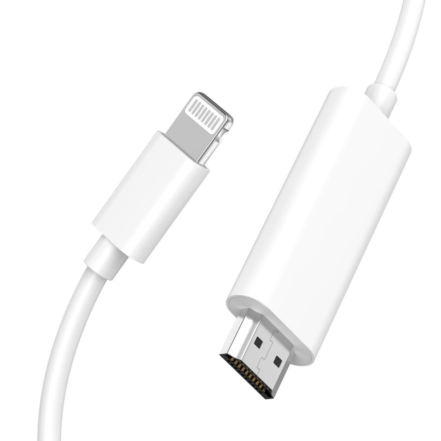[Apple MFi Certified] Apple Lightning to HDMI Cable Adapter for iPhone,1080P Lightning to HDMI Digital AV Adapter HDTV Cord Compatible with iPhone 14