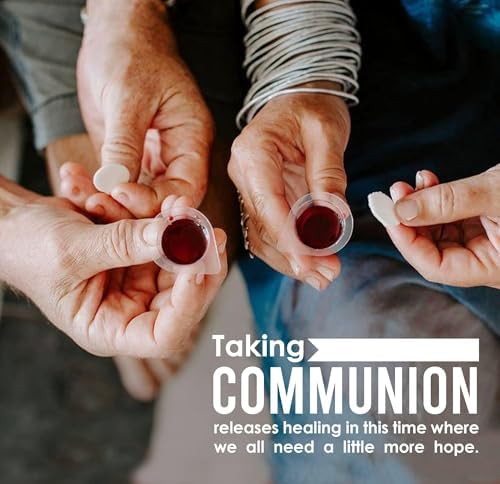 The Miracle Meal Pre-Filled Communion Cups & Wafer - Box of 250 - Concord Grape Juice & Wafer- Made in the USA - Premium Quality Guaranteed