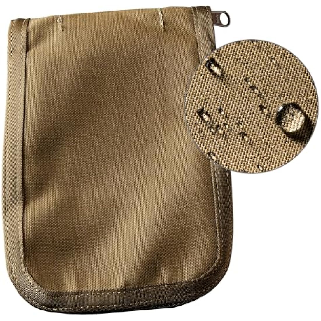 Rite In The Rain Pocket Notebook Cover Brown Heavey Duty Cordura Fabric Rugged Zip closure 4 pen Pockets fits 4 Inchx 6 Inchnotebook R 146, 946, 946T & 746