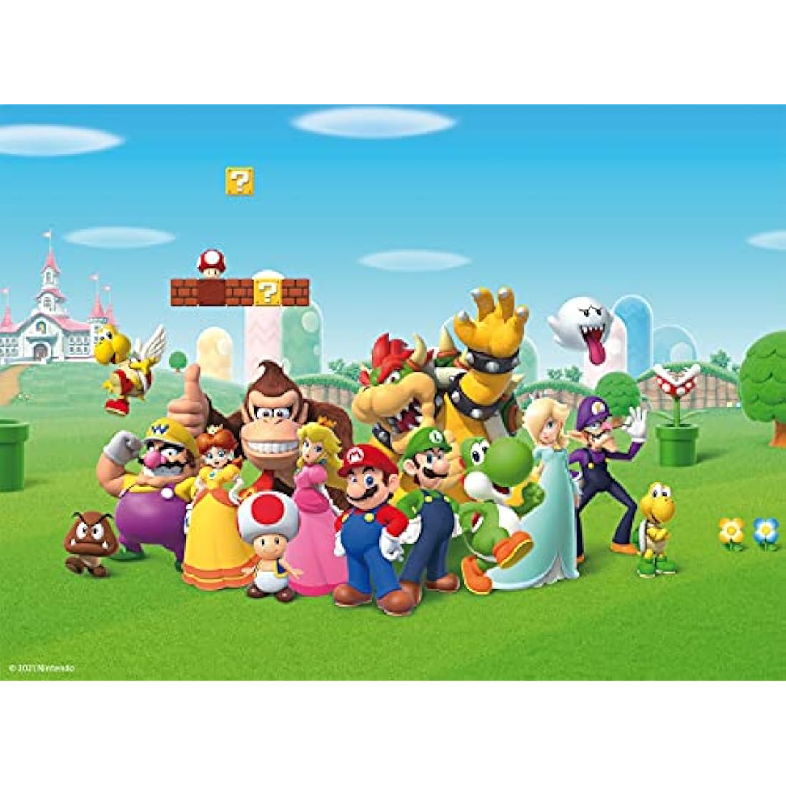 Ravensburger Super Mario 200 Piece Jigsaw Puzzles for Kids Age 8 Years Up - Extra Large Pieces, Multi-coloured, 12993