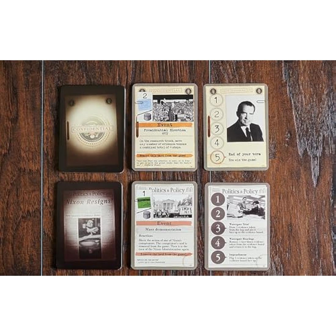 Capstone Games | Watergate | Board Game | 2 Players | Ages 12+ | 30-60 Minute Playing Time, Brown