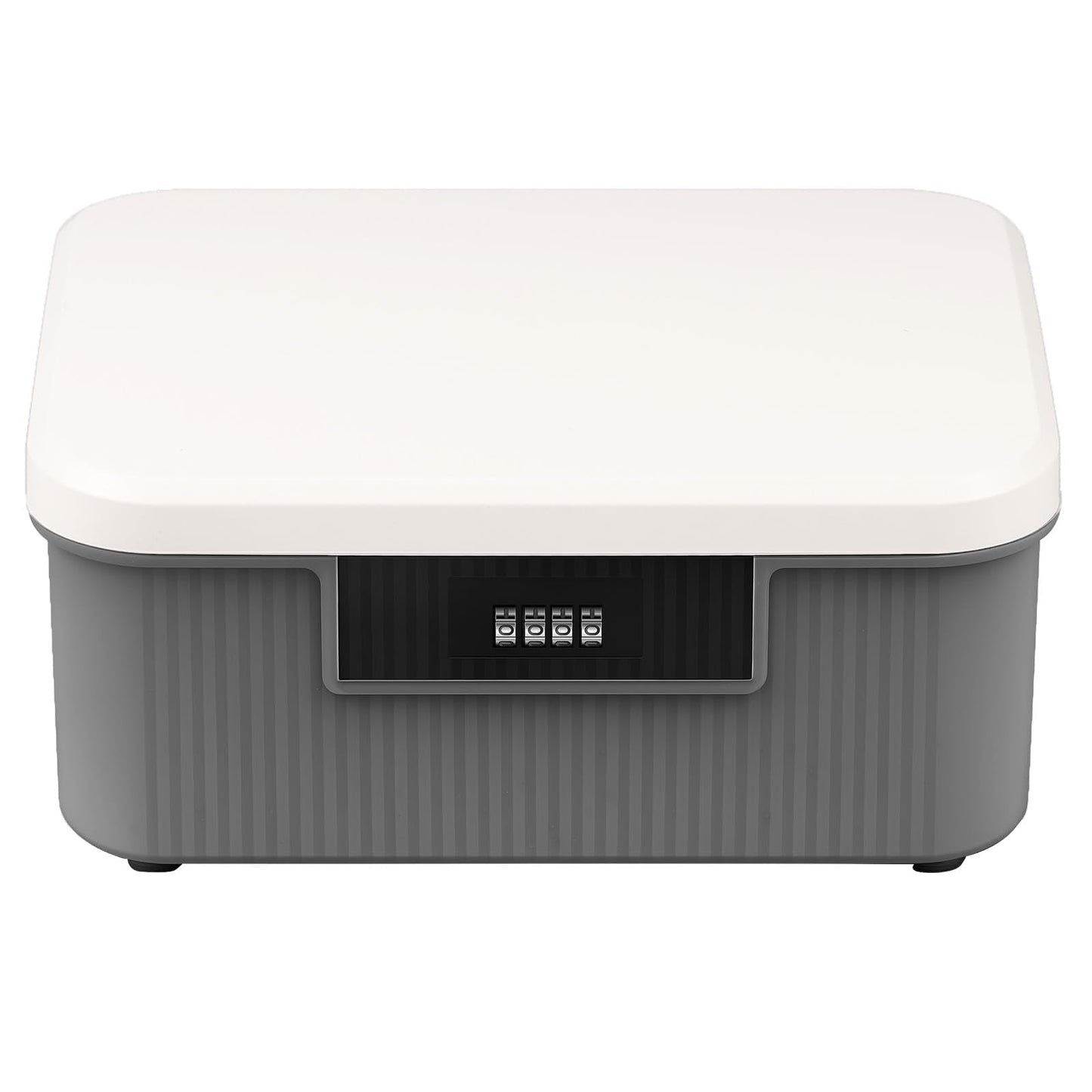 Dandelionsky Lockable Box Large Medicine Box with Combination Lock, 25×20×10cm Fridge Box with Built in Removable Tray