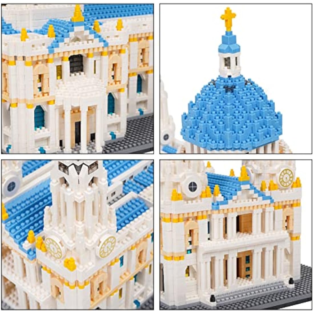 LULUFUN St. Paul's Cathedral Model Building Block Kit, Famous Architecture Mini Building Block, Collection Model Sets,Toy Gifts for Kids and Adults 7053 Pieces