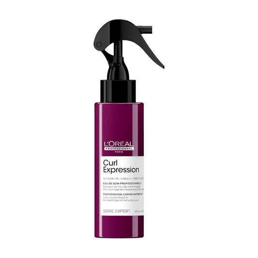 L'Or?al Professionnel Caring Reviving Spray, For Curly & Coily Hair, With Glycerin, Urea H and Hibiscus Seed Extract, Serie Expert Curl Expression,