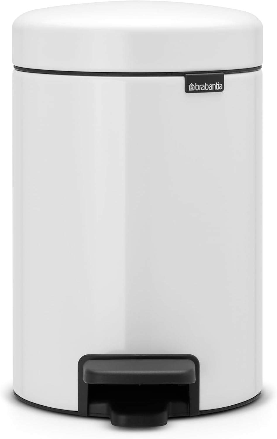 Brabantia  Pedal Bin NewIcon, 3 L-White , New but some dent on the side, open, scruffy box