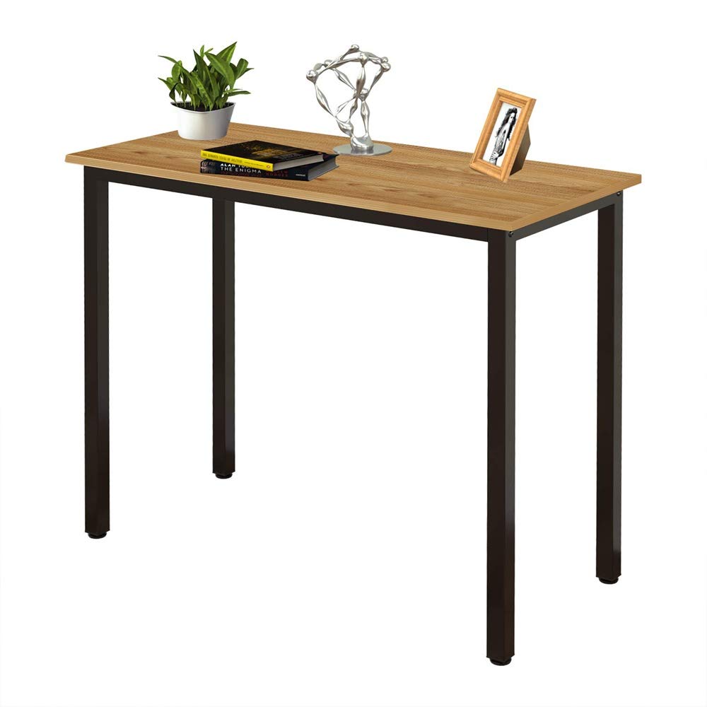 sogesfurniture Compact Computer Desk PC Laptop Table, Simple Home Study Table Writing Desk for Student, Multipurpose Workstation Office Meeting Table