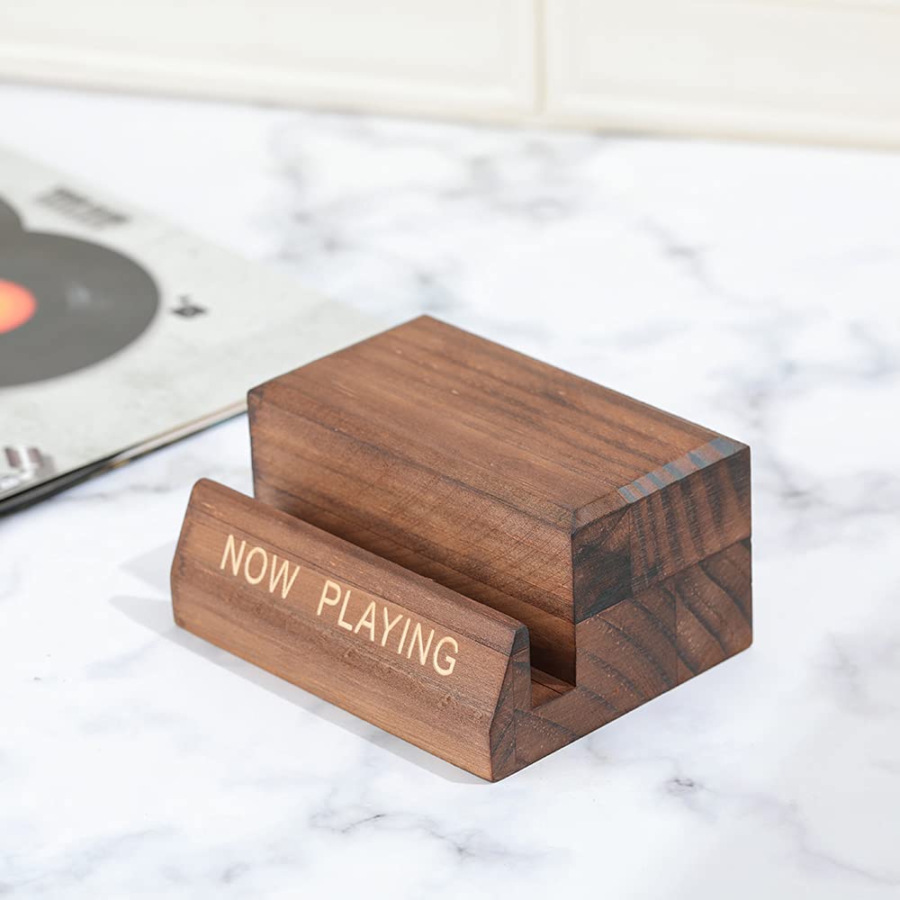 Tincogo Vinyl Record Holder Display Stand - Showcase Your Now Playing Album Cover