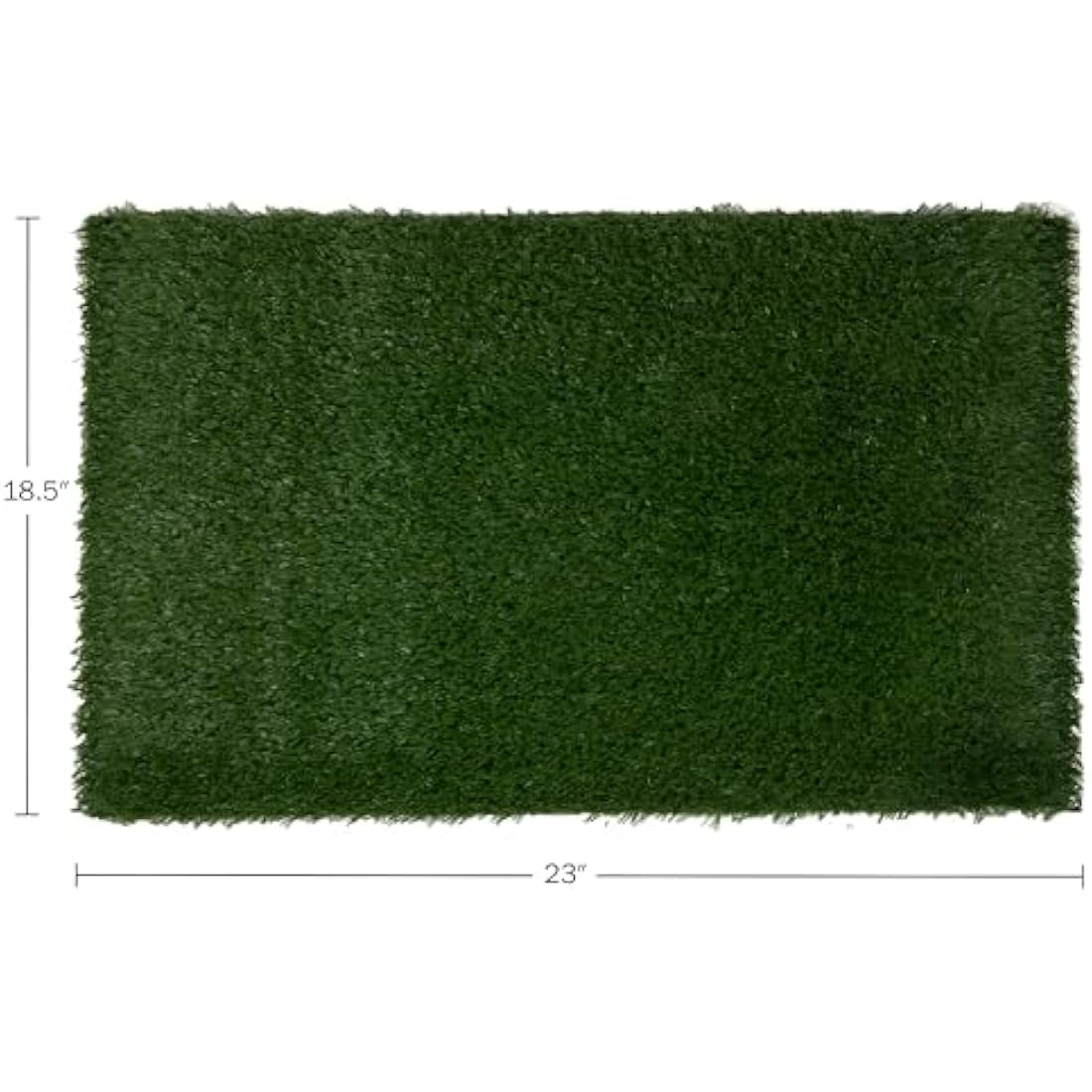 Artificial Grass Puppy Pee Pad for Dogs and Small Pets - 20x25 Reusable 3-Layer Training Potty Pad with Tray - Dog Housebreaking Supplies by PETMAKER,Green