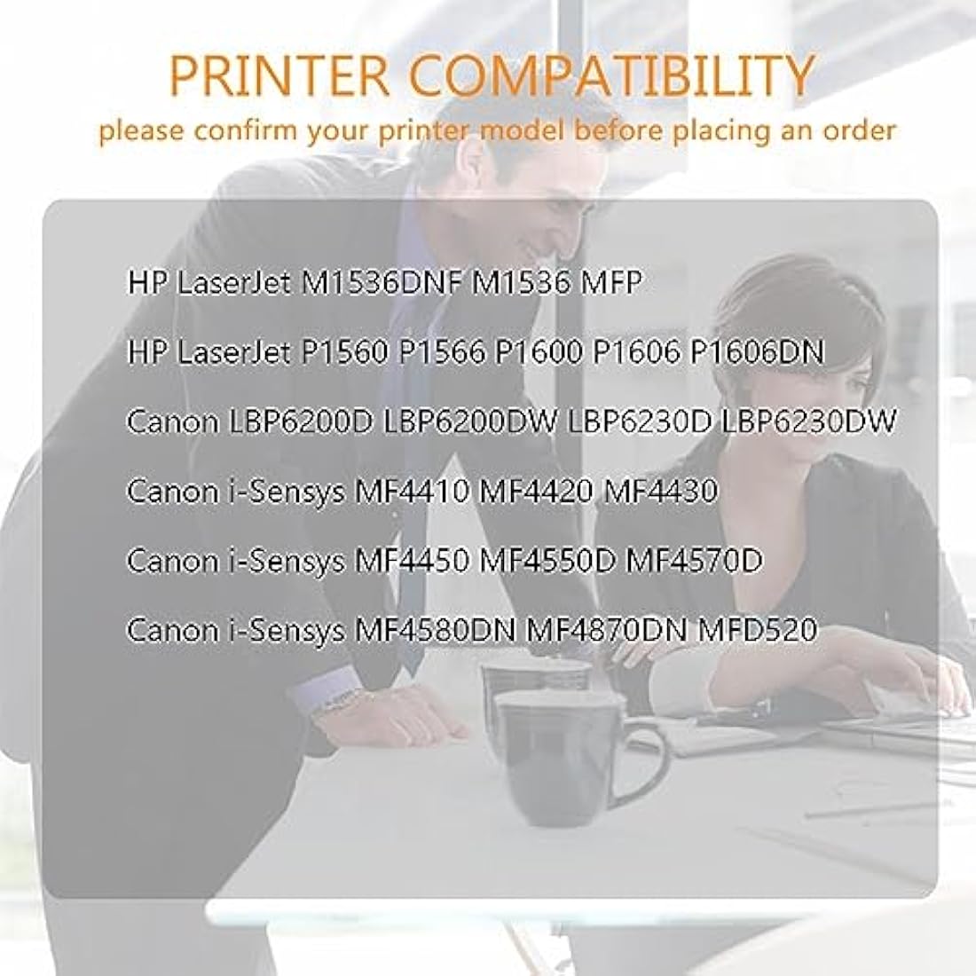 ZOOMTEC Compatible CE278A 78A Black Toner Cartridge Compatible for HP Laserjet Pro P1606 P1606DN P1600 P1560 P1566 M1536DNF M1536 MFP Canon i-Sensys LBP6230DW LBP6200D Printer (3 Black)