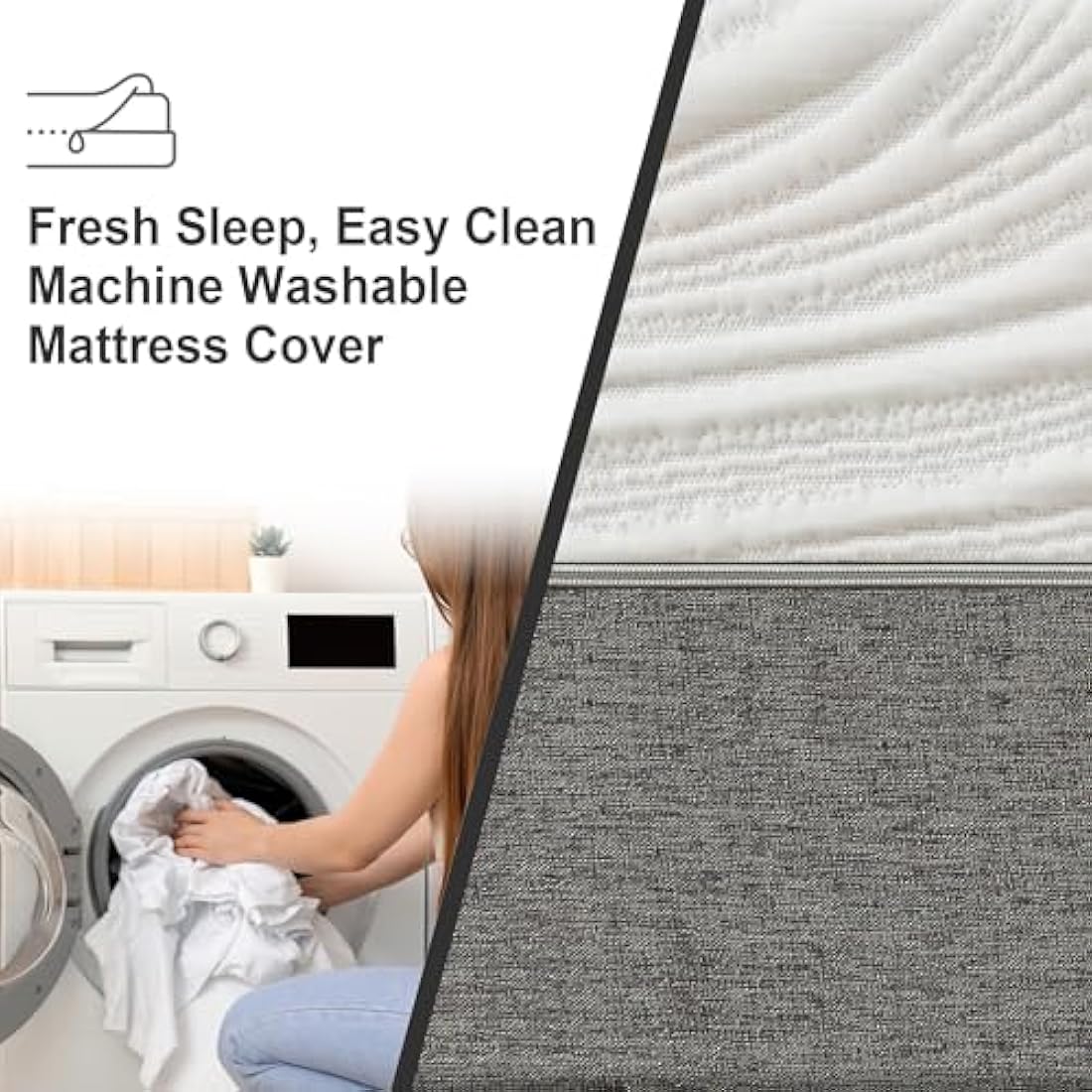 Twirest Small Double Mattress, Memory Foam Mattress, Medium Firm, Breathable Knitted, Soft and Skin Friendly Cloth, Mattresses in a box (120x190x20cm)