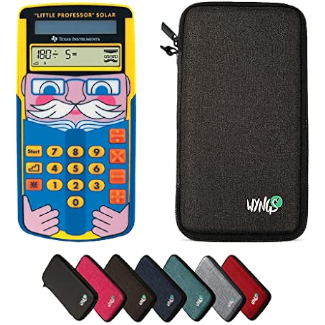 TI-Little Professor including a WYNGS protective case in Dark Gray - Basic Set