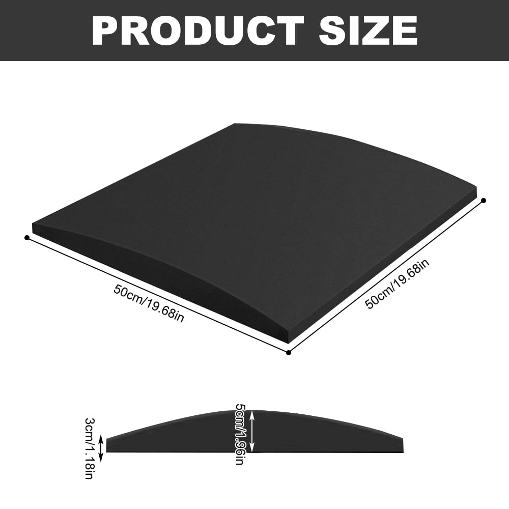 XPJBKC Sofa Cushion Support, 2 Pack 50 x 50cm Sofa Saver Furniture Seat Support Foam, High-Density Curve Sponge sofa support Pad