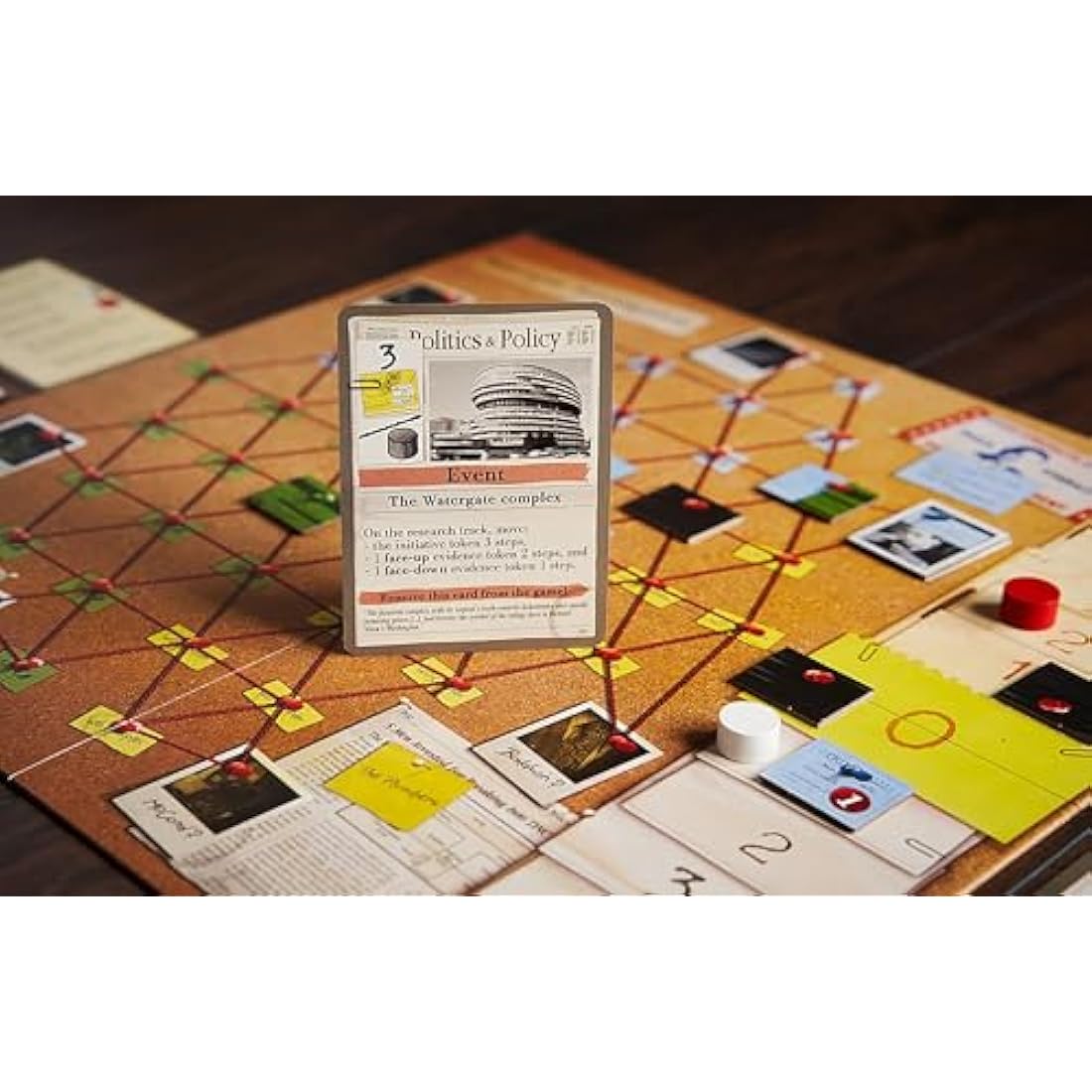 Capstone Games | Watergate | Board Game | 2 Players | Ages 12+ | 30-60 Minute Playing Time, Brown