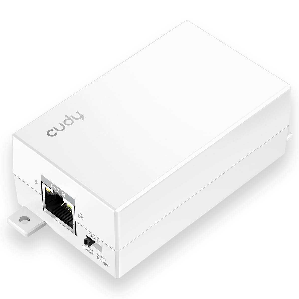 Miracles PoE10 Gigabit PoE+ Extender, 1 Port 10/100/1000 Mbps, PoE Amplifier, Repeater, Wall Mount, Daisy Chain, Corresponds to IEEE 802.3at /