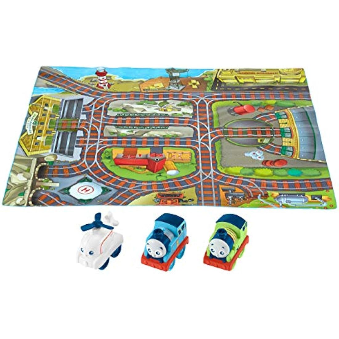 My First Thomas Playmat and Push Along Engines Set