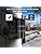 Unikcst Dusk Till Dawn Outdoor Wall Lights Mains Powered IP44 Up and Down Outside Lights with Sensor Black 240V -Incl. 2X 5W LED GU10 Bulbs Cool White