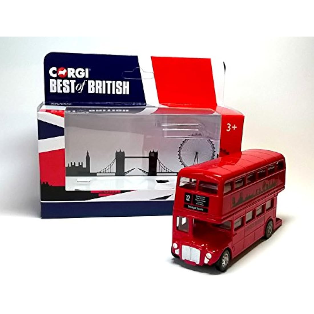 Corgi GS82328 Transport Trading Ltd (TFL) Best of British Classic Routemaster ,Black,123mm