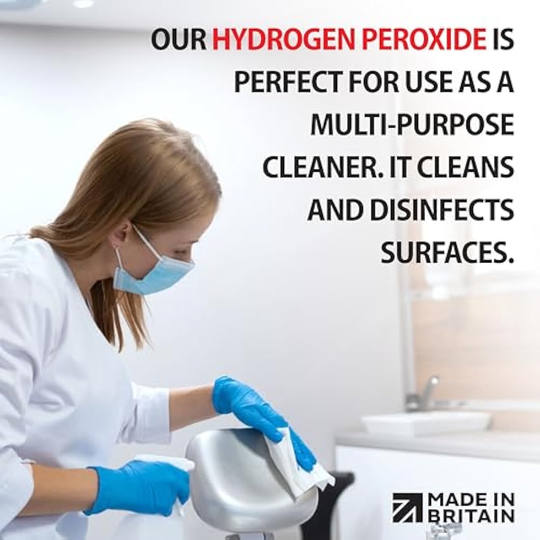 ChemLab McKLords Hydrogen Peroxide 3%, 1 Litre