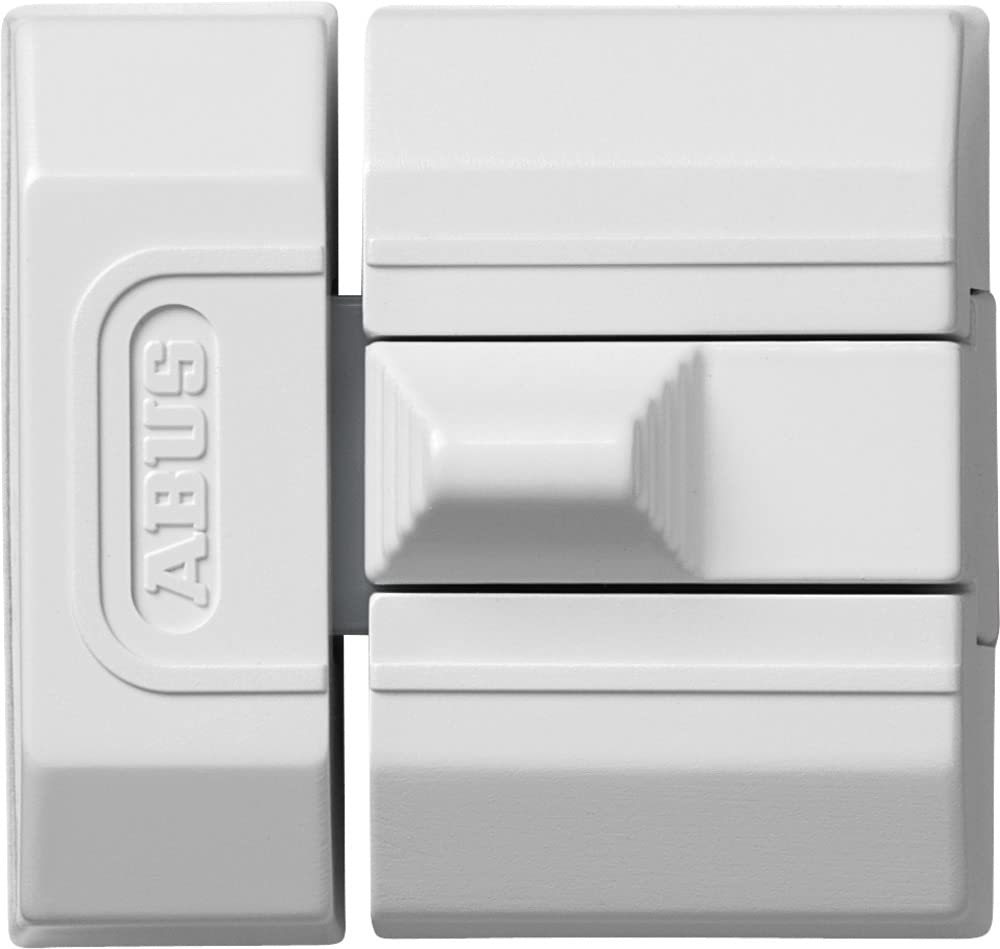 ABUS SR30 Slide Bolt Lock ? Keyless Security Lock for Doors & Windows ? Fits Left & Right Opening ? Compact, Space-Saving Design for Tight Spaces ?
