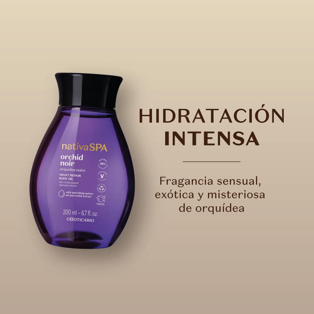 O Boticário Nativa SPA Body Oil (Orchid Noire)
