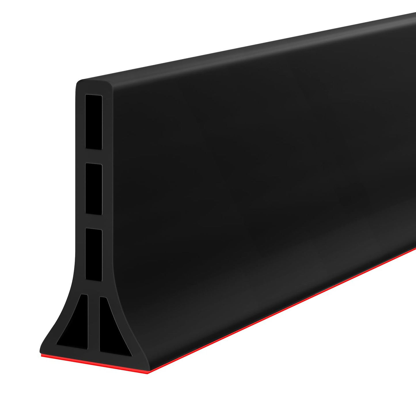 DLYYPLUS 3" High Collapsible Shower Threshold Water Dam Water Stopper Barrier Keeps Water Inside Threshold Dry and Wet Separation for Bathroom