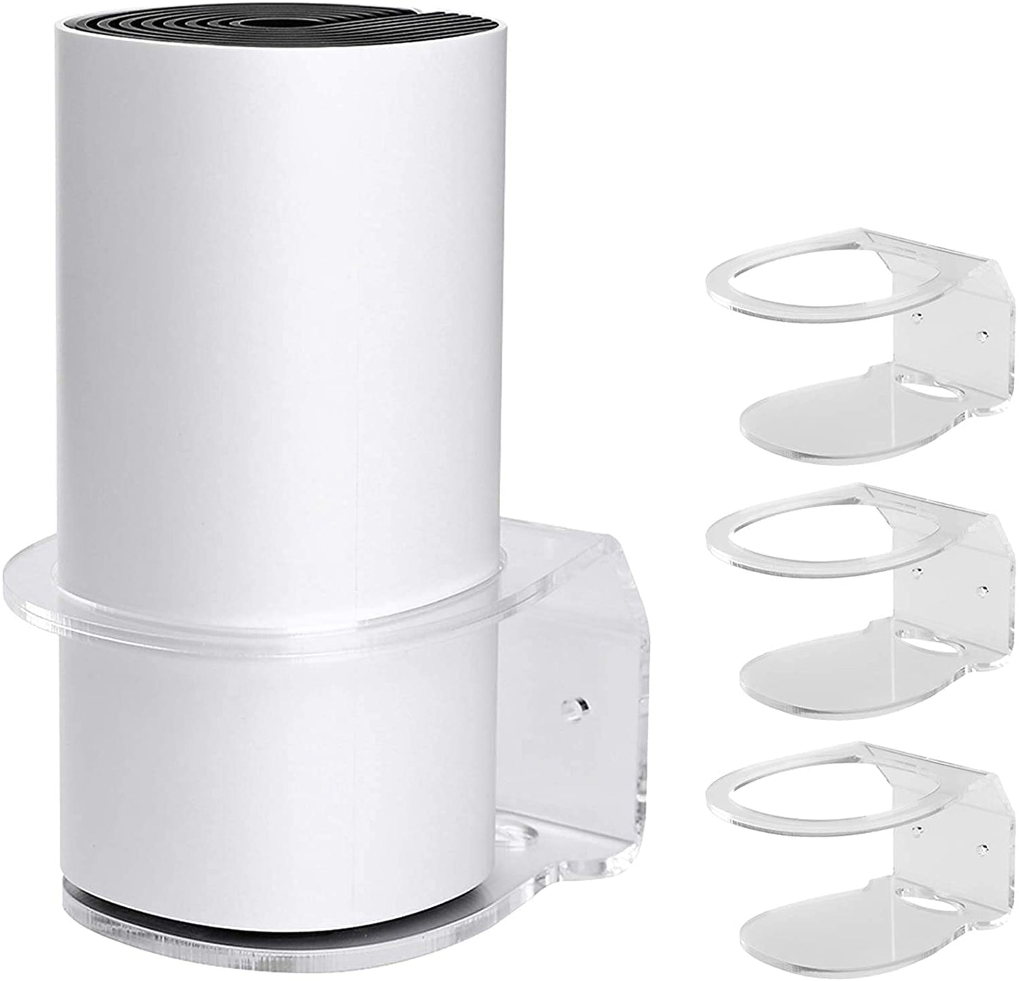 HOLACA Wall Mount for TP-Link Deco M4 Whole Home Mesh WiFi System, Cord Management Holder for Deco M4/E4/S4/S7/P9 Without Messy Wires Sturdy Deco M4