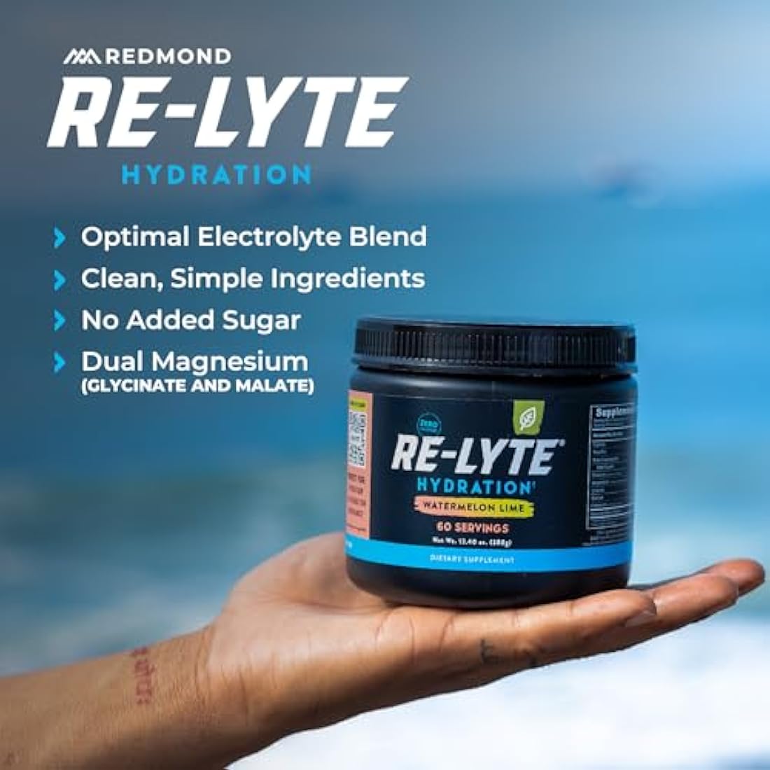 REDMOND Re-Lyte Electrolyte Drink Mix (Watermelon Lime)