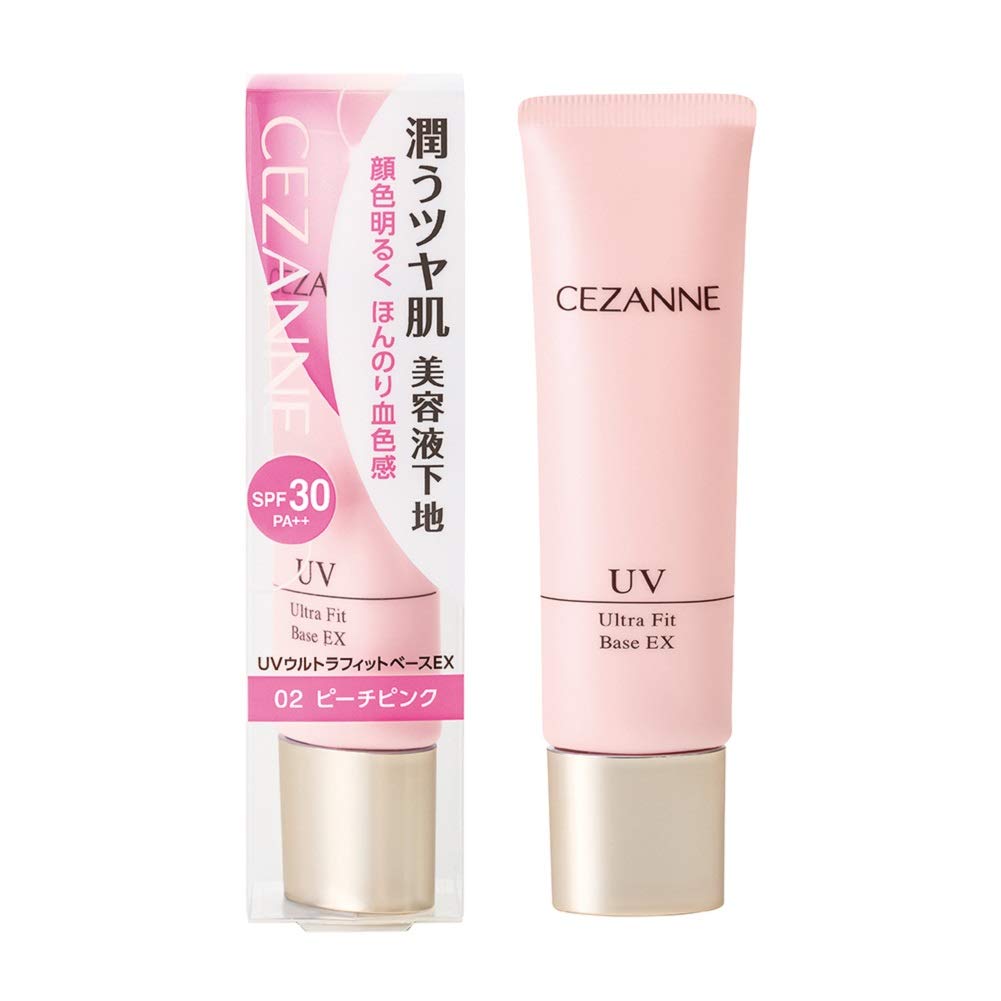 Cezanne UV Ultra Fit Base EX ? 30g ? 02 Peach Pink
