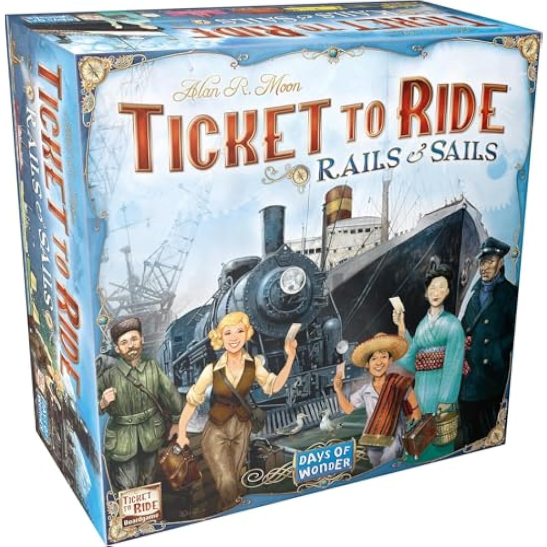 Days of Wonder | Ticket to Ride Rails and Sails | Board Game | Ages 10+ | 2-5 players | 60-120 Minutes Playing Time