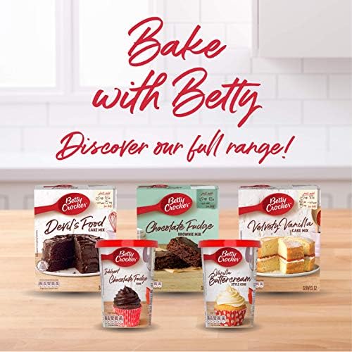 Betty Crocker Zesty Lemon Cake Mix 425g (Pack of 6)
