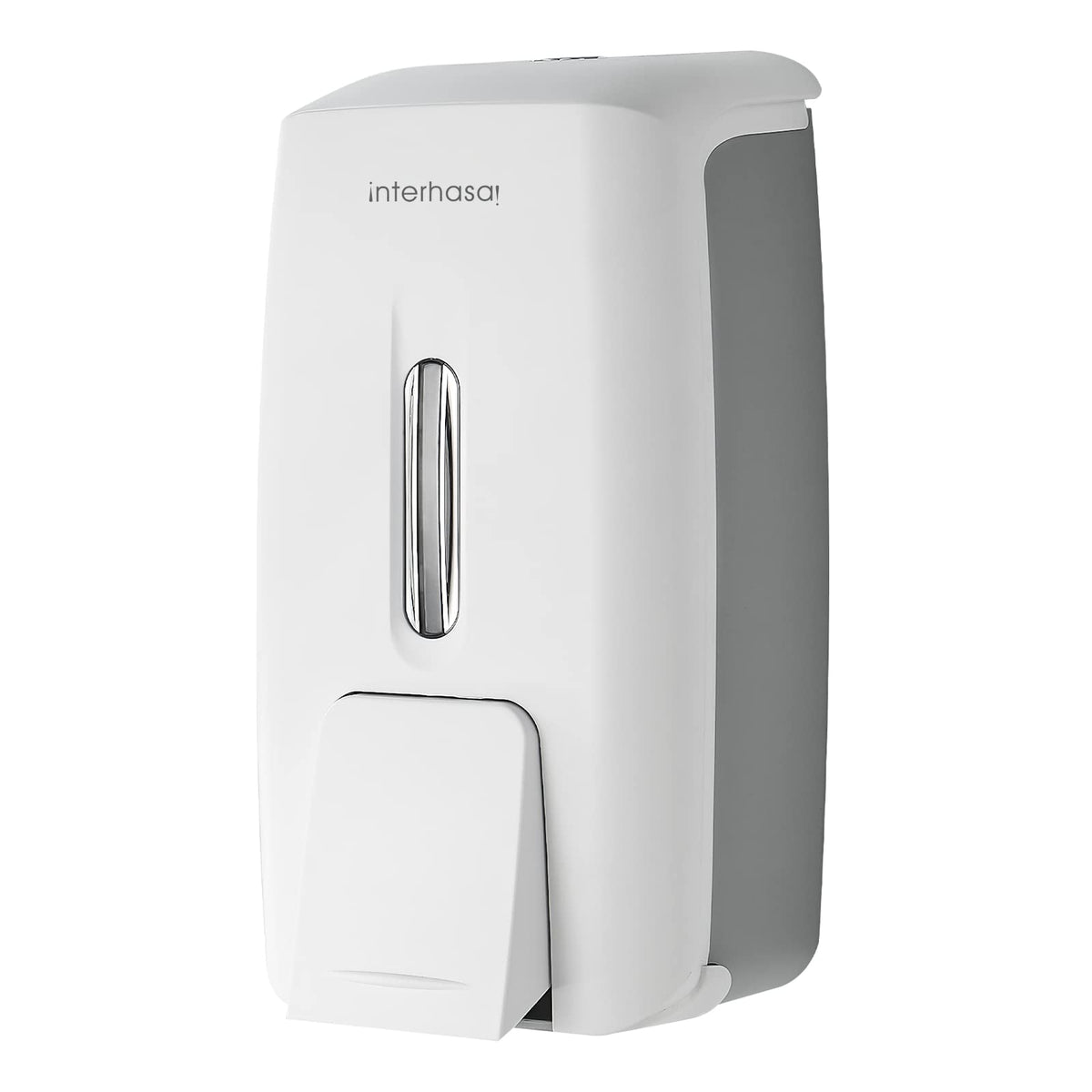 interhasa! Soap Dispenser Wall Mount Manual Hand Soap Dispenser 800ml Gel Liquid Commercial Soap Dispenser Wall Mounted Self Adhesive For Home