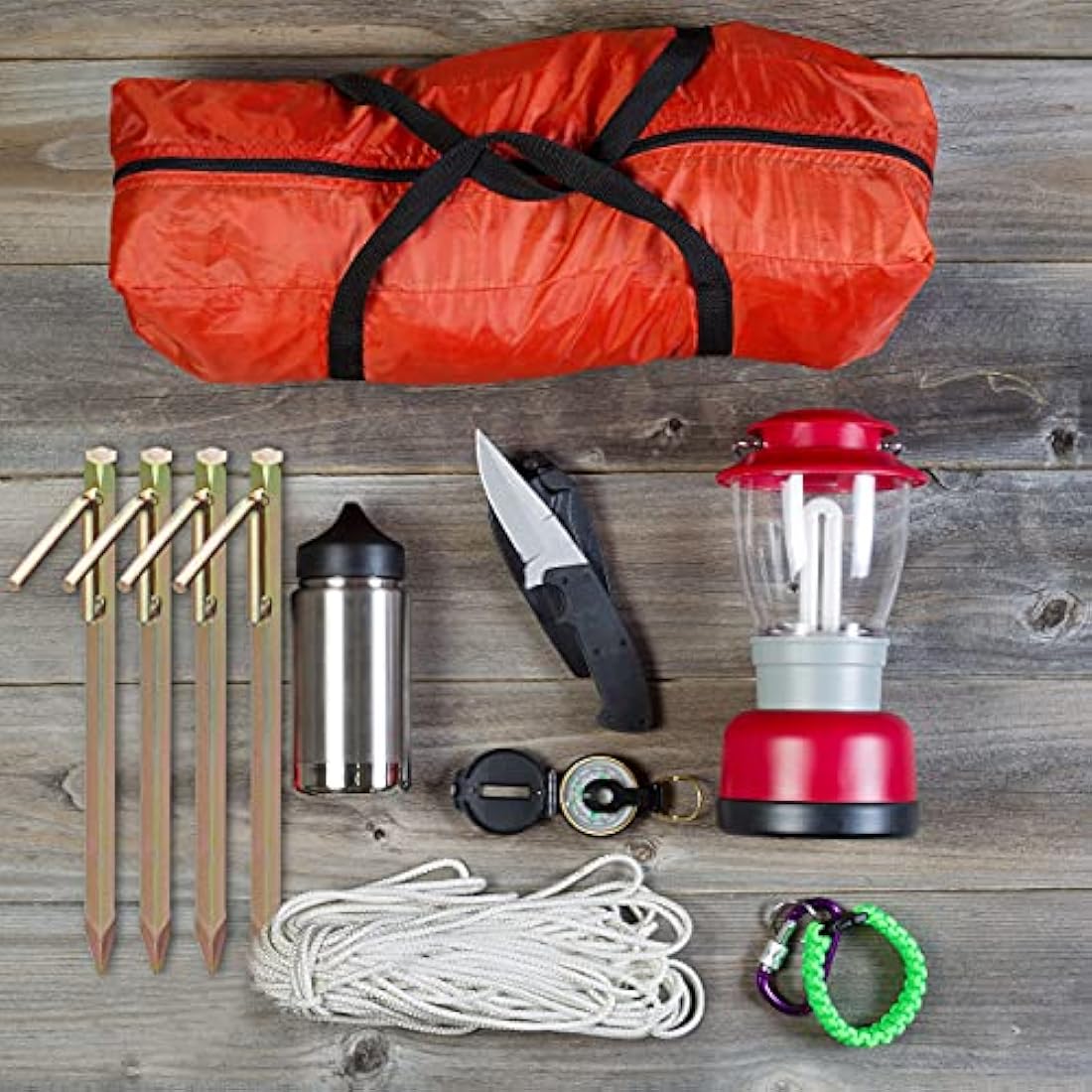 Relaxdays Heavy Duty Tent Stakes Set of 4, for Rocky Terrain, 30.5 cm, Camping Accessory, Galvanized Steel, Gold, 30.5 x 9 x 1.5cm