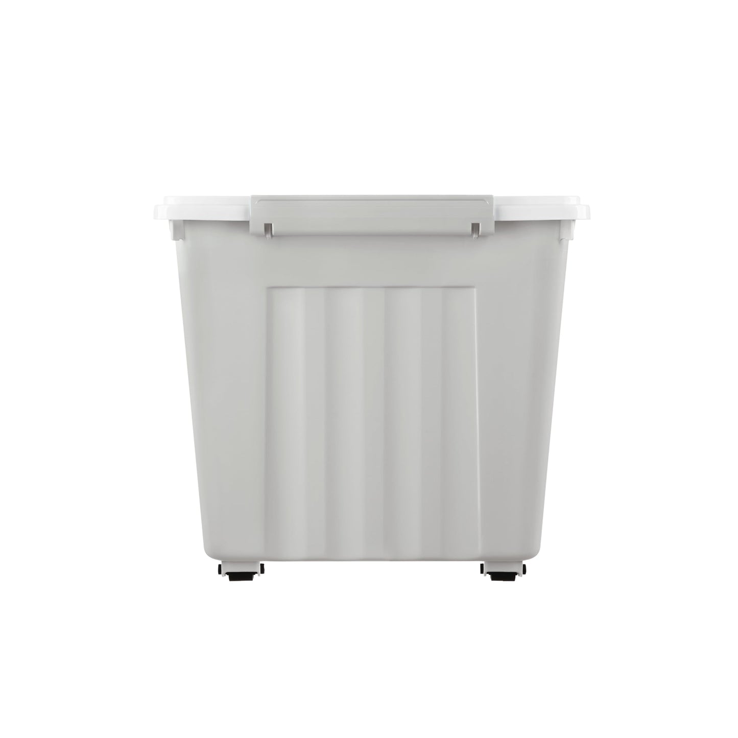 Cetomo 55L*6 Storage Boxes with Lids, Plastic Storage Box with Wheels and Secure Side Latches, Stackable & Nestable Organizer for Home, Office
