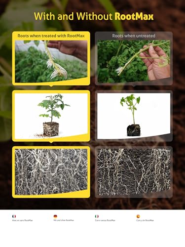 RootMax - Mycorrhizal Fungi (500 g/17.63 oz) | Rooting Powder for all Plants, Trees, Flowers & Edibles | Direct to Root Inoculant | Treats 100+ Plants