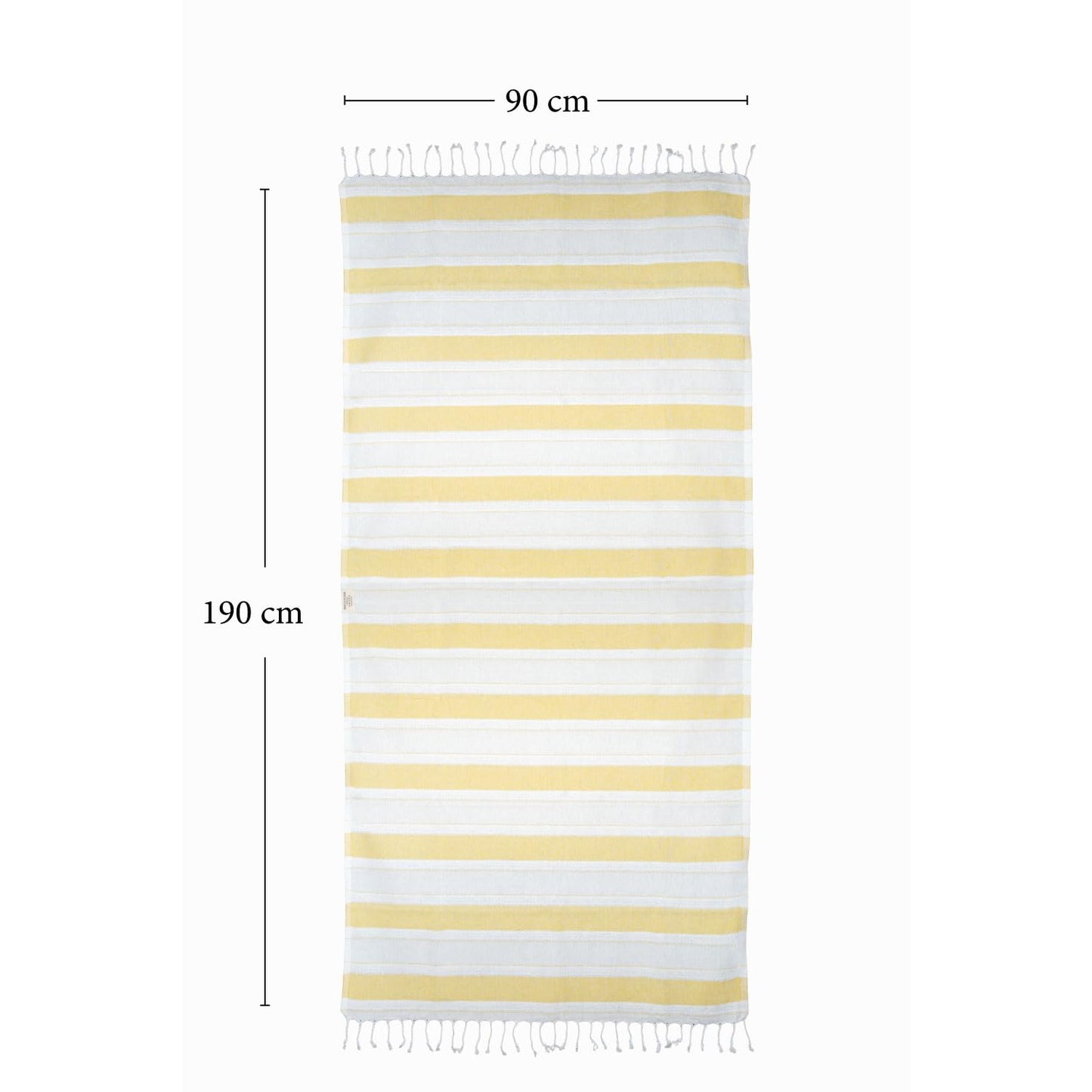 BERCA HOME Ephesus Turkish Beach Towel – Lightweight, Quick Dry, Sand Free – 100% Cotton Peshtemal Hammam & Bath Towel – 90x190 cm