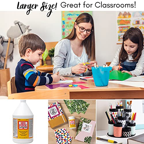 Mod Podge, Water-based Sealer, Glue and Finish, Matte Finish, CS11304, 3.78 l Bottle