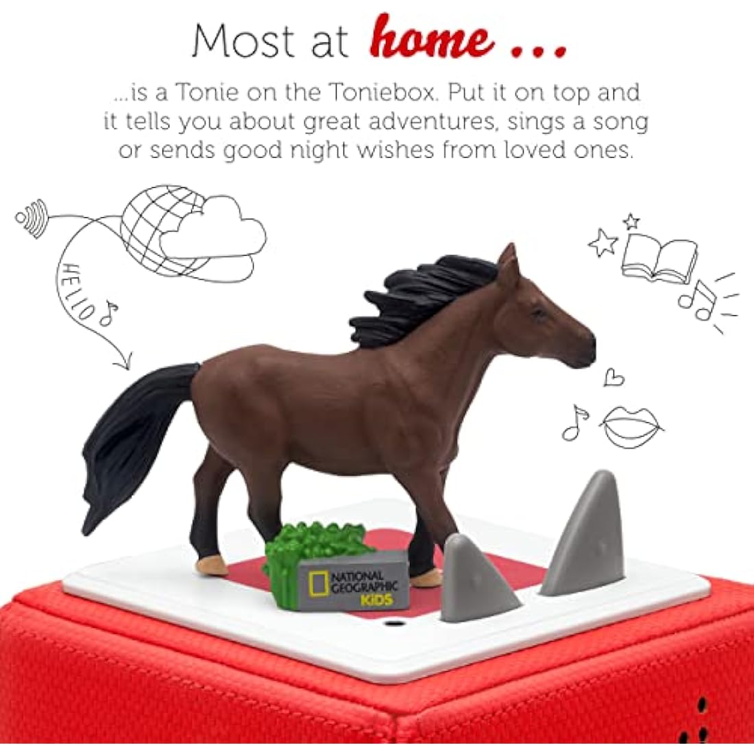 tonies National Geographic: Horse Audio Character - National Geogprahic Kids Audiobooks for Children