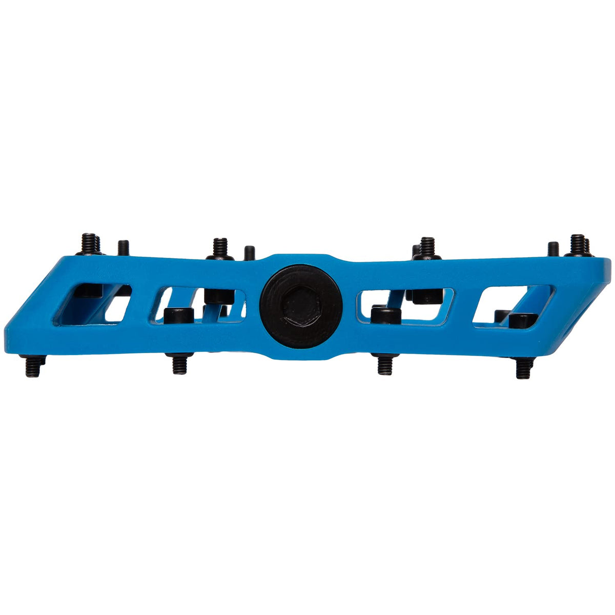 TAG Metals T3 Nylon MTB Pedals 9/16" Axle ? Durable, Lightweight Platform Pedals with Anti-Slip Pins, Ideal for Mountain Biking and BMX (Blue)