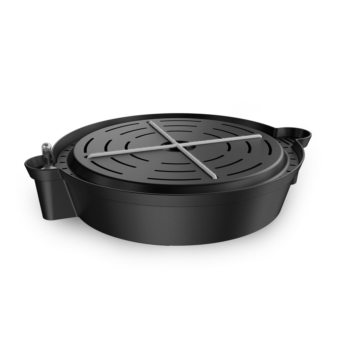 AC Infinity Self-Watering Fabric Pot Base, 4-Pack Auto-Irrigation Water Delivery System with Reservoir Meter, Elevated Plant Saucers for Use in Indoor