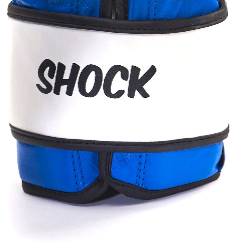LEONE 1947, Shock Boxing Gloves, Unisex Adult, Blue, 16 OZ, GN047