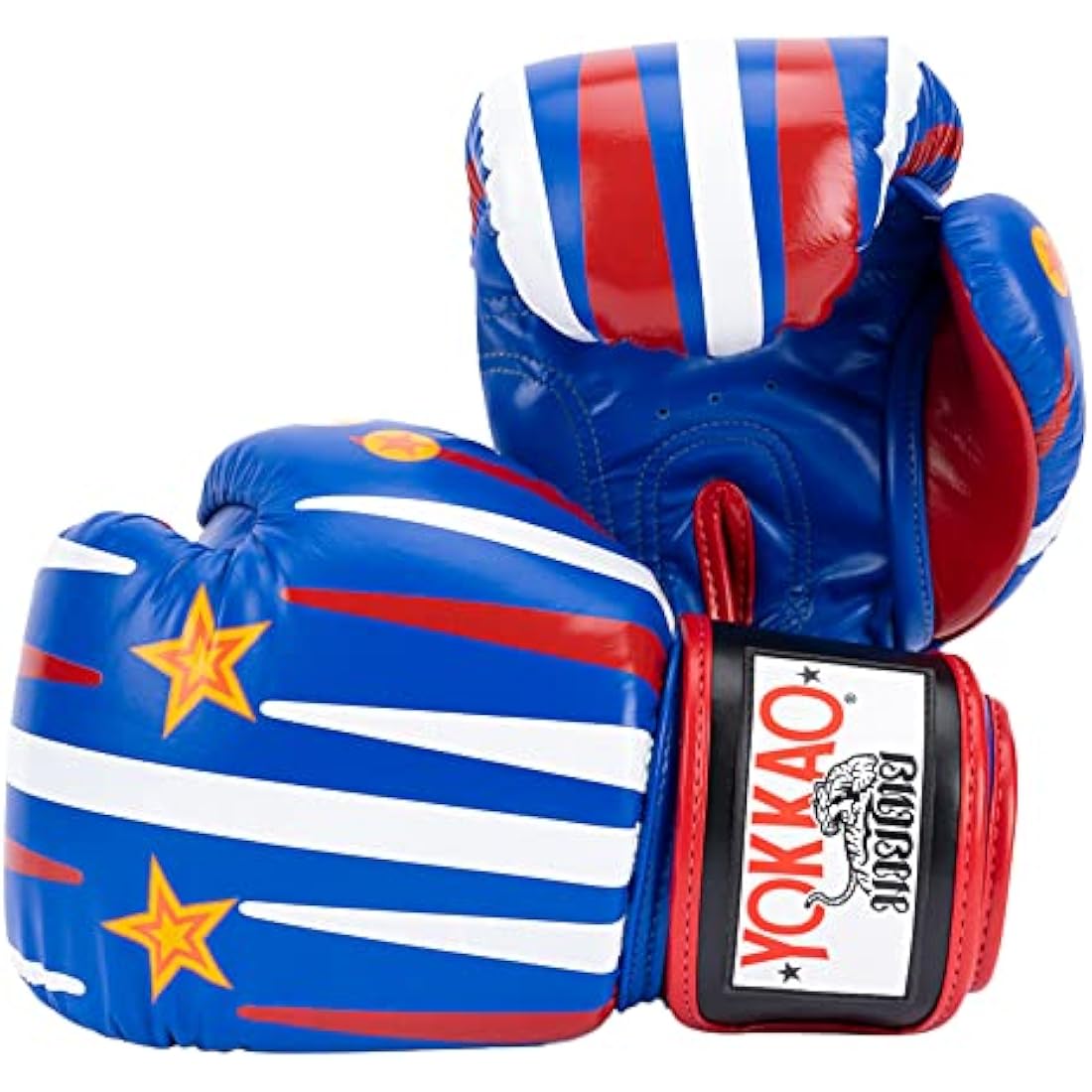 YOKKAO Design Breathable Muay Thai Boxing Glove | Premium Leather Training and Sparring Gloves for Men and Women | Winning Boxing Gloves | Punching Gloves