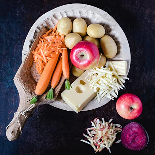 Microplane Kitchen Grater Extra coarse for Potato, Zucchini, Carrot, Apple, Cabbage and Cheese with Stainless Steel Blades - Made in USA