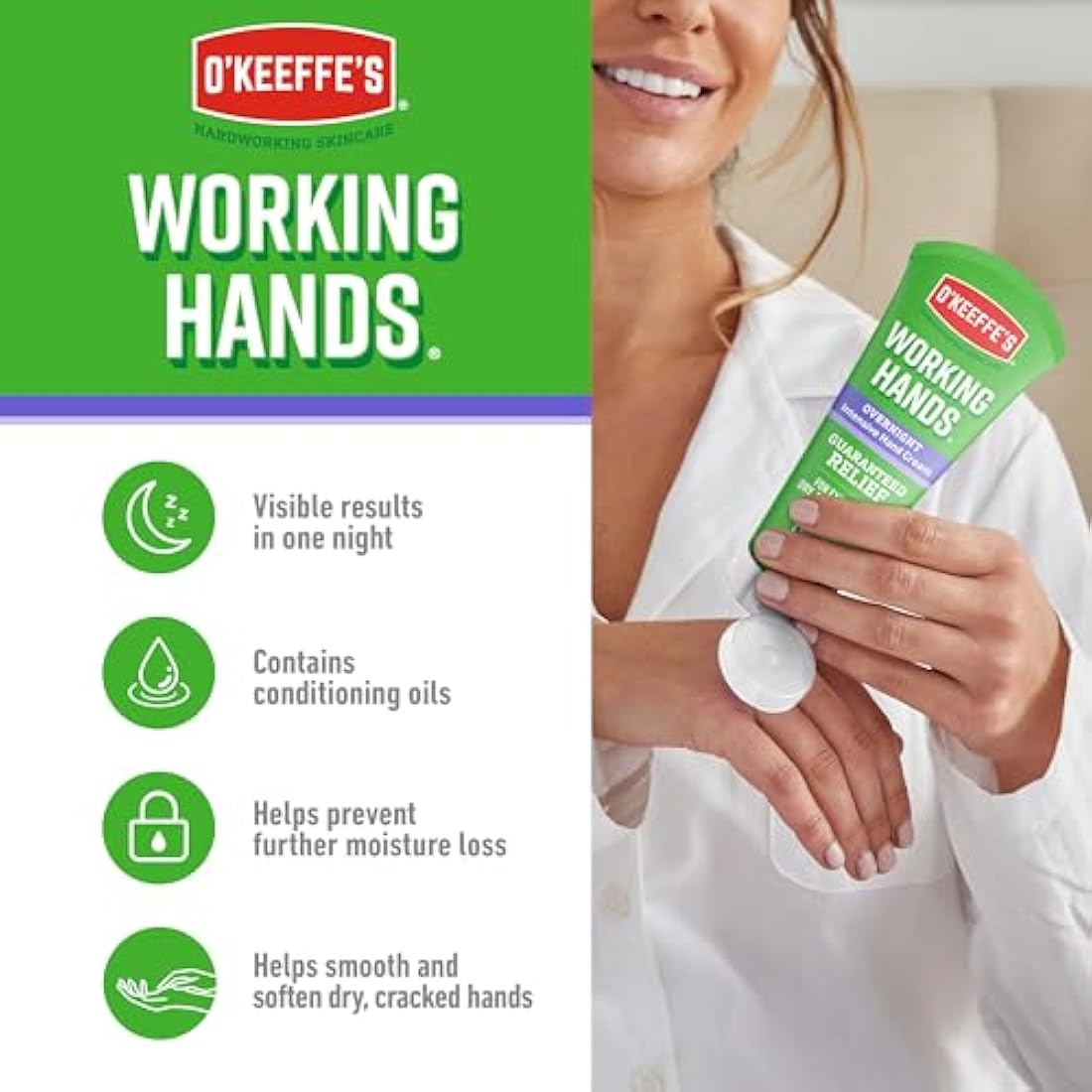 O'Keeffe's Working Hands Overnight 80ml (5 Pack)