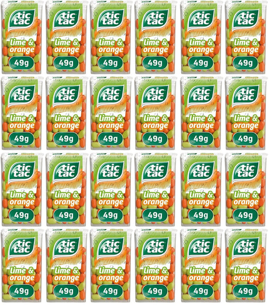 24 x Tic Tac Lime & Orange 49G