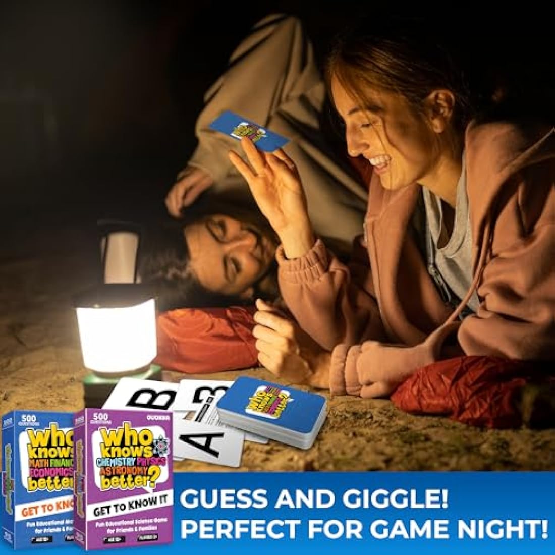 QUOKKA Trivia Card Games For Kids 8-12 - Set 4 in 1 Board Games for Adults & Teens 12+ Who Know It Better? - Kids & Family Card Quiz - Fun & Educational Questions for Children & Family Gatherings