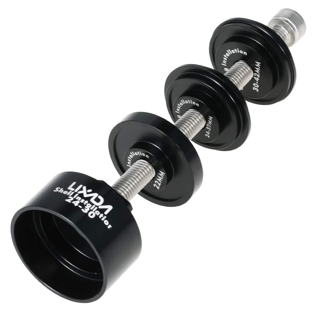 Lixada Bicycle Bearing Press Kit Bike Bottom Bracket Install and Removal Tool Kit Bike Bottom Bracket Remover for BB86/BB30/BB91/BB92/PF30