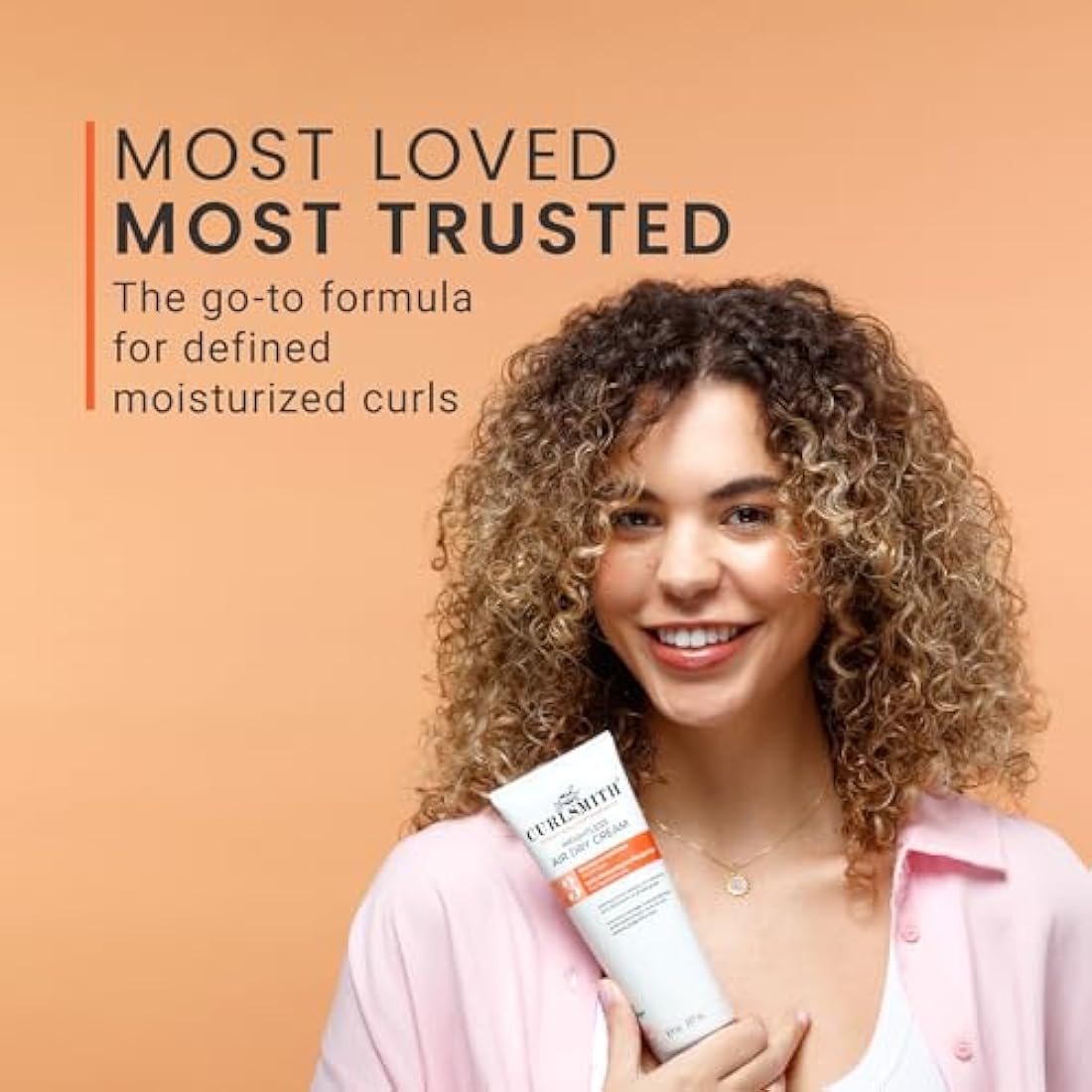 Curlsmith - Weightless Air Dry Cream - Vegan Leave-In Conditioner for Any Hair Type, Smooths Hair (473ml)