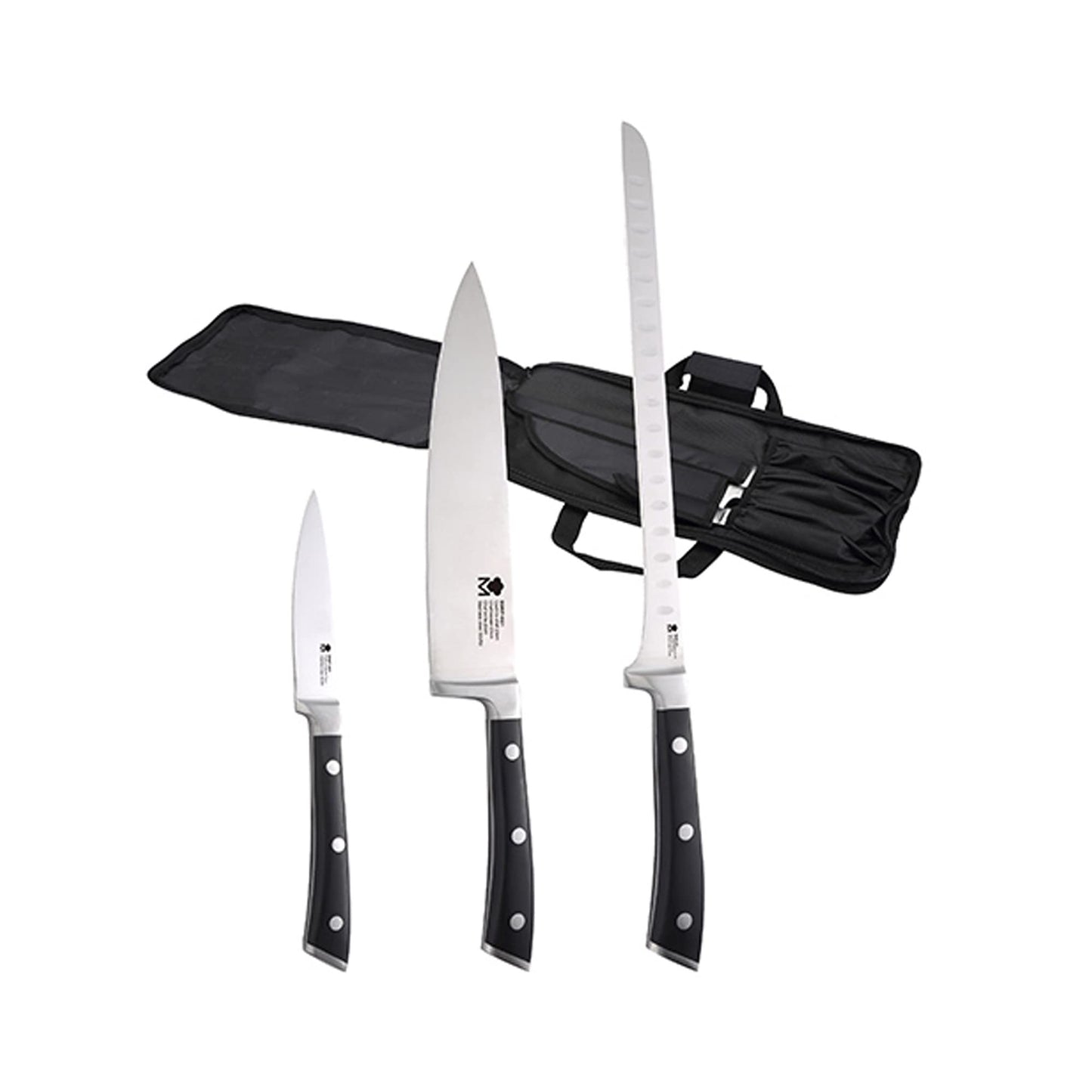 Bergner Set of 3 Stainless Steel Kitchen Knives Foodies Collection